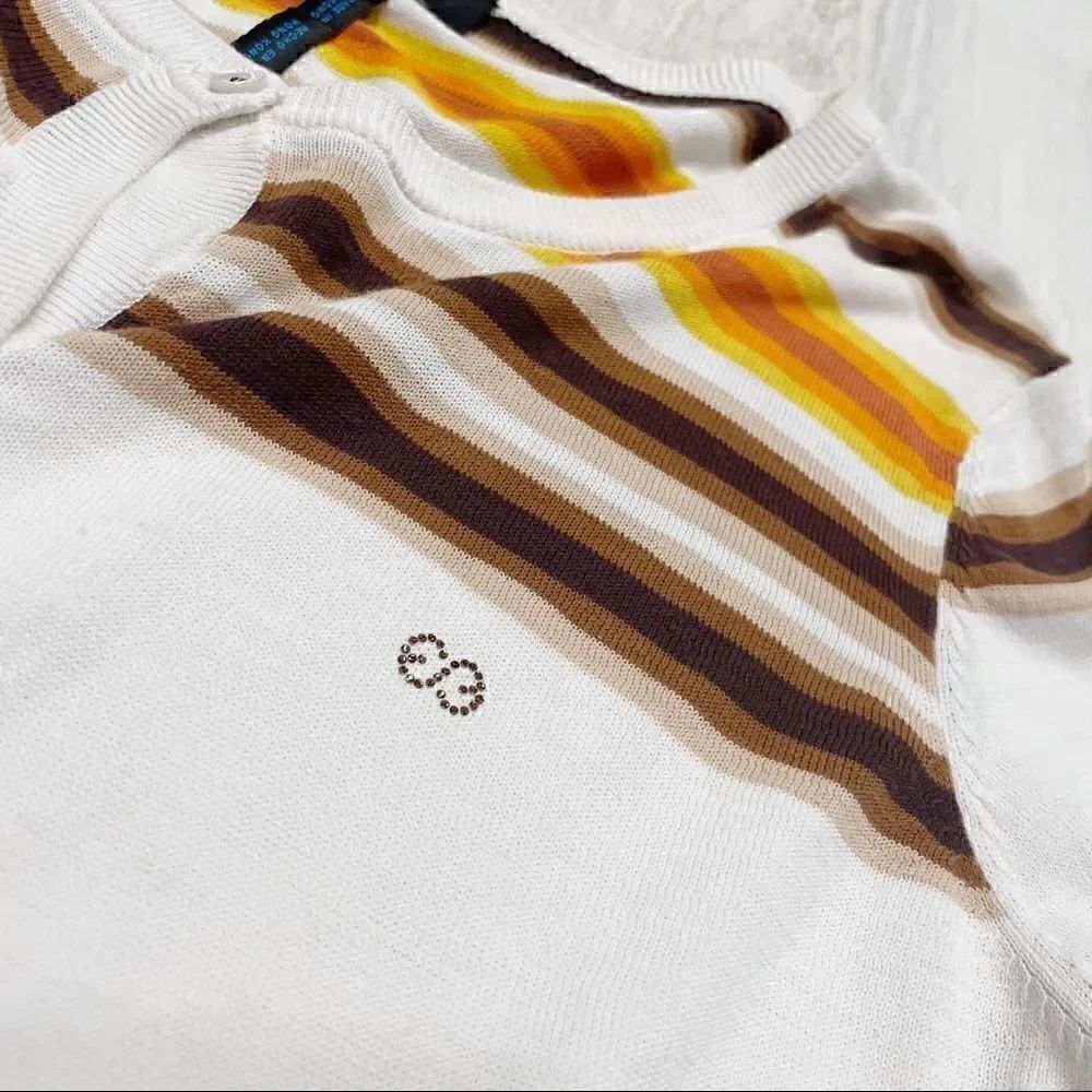 Escada Sport Multicolor Striped Cardigan - Picture 3 of 5